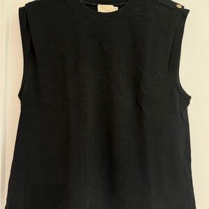 Nation LTD Black Muscle Tee